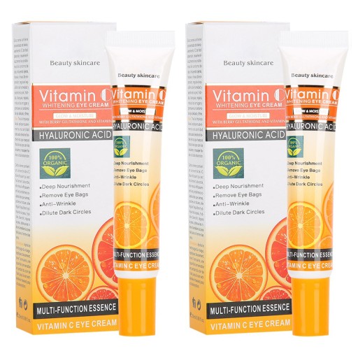 2pcs 25ml Vitamin C Eye Cream Removal Dark Circles