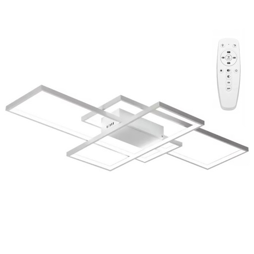 LAMPA SUFITOWA NOWOCZESNA LED PILOT WHITE BIAŁA