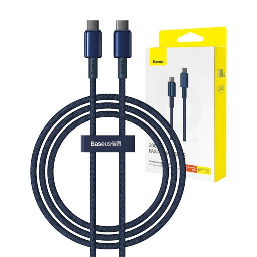КАБЕЛЬ BASEUS STRONG USB-C НА USB TYPE-C ДЛЯ ТЕЛЕФОНА PD 100 Вт QC 5A 2M