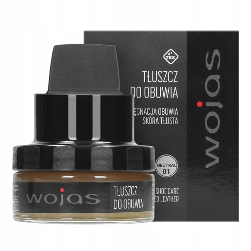IMPREGNAT DO BUTÓW obuwia DO SKÓRY NATURALNEJ Tłuszcz bezbarwny Wojas 50 ml