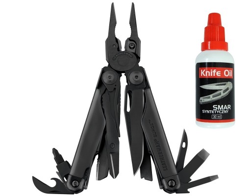 ZESTAW Multitool Leatherman Surge NEW OLEJ SMAR