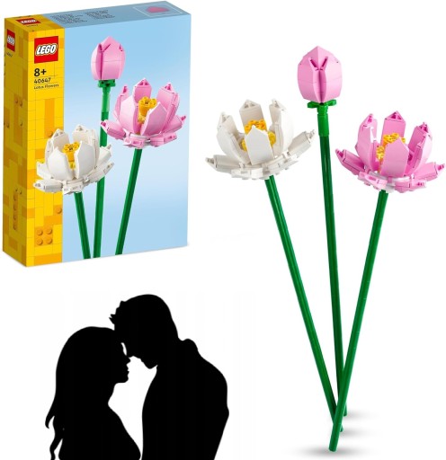 LEGO CREATOR KWIAT LOTOSU BUKIET WALENTYNKI 40647 PREZENT DLA DZIEWCZYNY