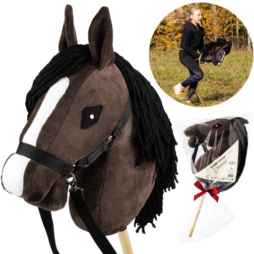 HOBBY HORSE A3 KONIK NA KIJU ZABAWKA KOŃ NA PATYKU PREZENT NA DZIEŃ DZIECKA