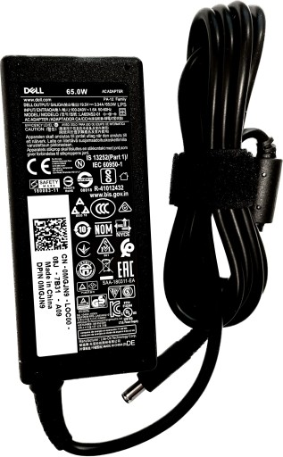 nowy zasilacz DELL 65W 19.5V wtyk 4.5mm ORYGINAŁ