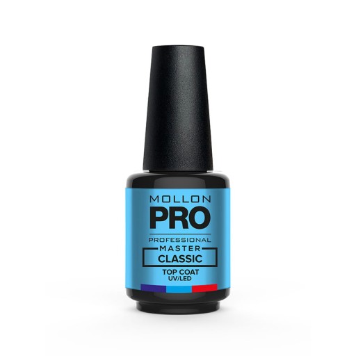 Master Classic Top Coat UV/LED 12 ml - Nadaje wysoki połysk, efekt lśniącyc