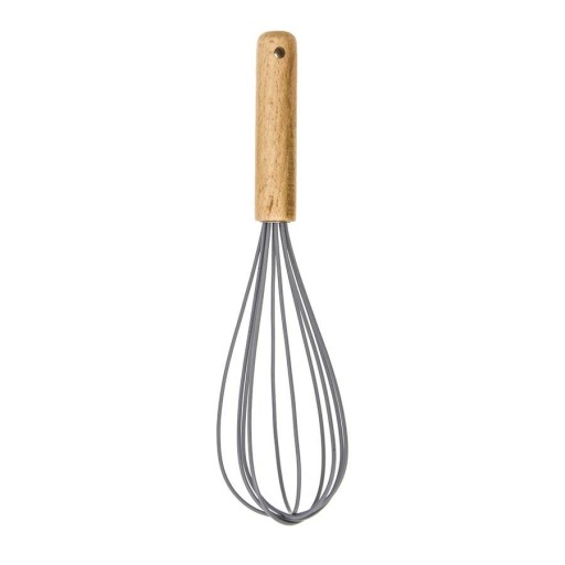 Silikonowa trzepaczka ERINA drewniana rączką 25cm