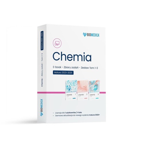 EBOOK CHEMIA ZBIÓR ZADAŃ MATURA 2024-2025 T.1-3 PRACA ZBIOROWA