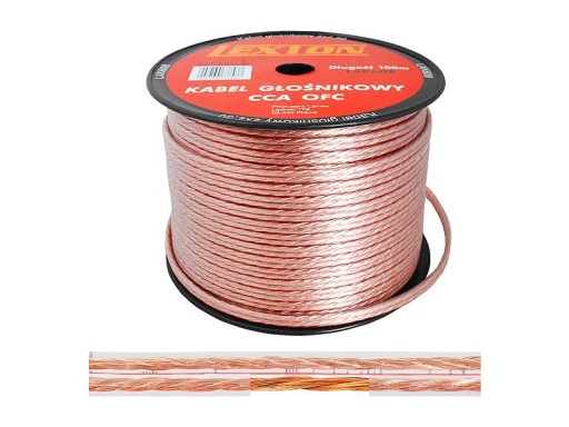 Kabel głośnikowy Voice Kraft 2 x 2,5mm OFC/CCA