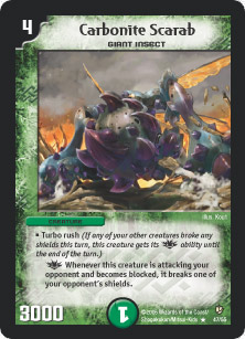 *DM-08 DUEL MASTERS - CARBONITE SCARAB - !!!