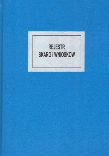 Rejestr skarg i wniosków