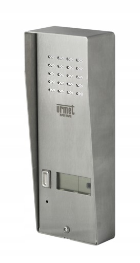 Panel Zewnętrzny Domofonu URMET 5025/1D z blachy nierdzewnej podświetlenie
