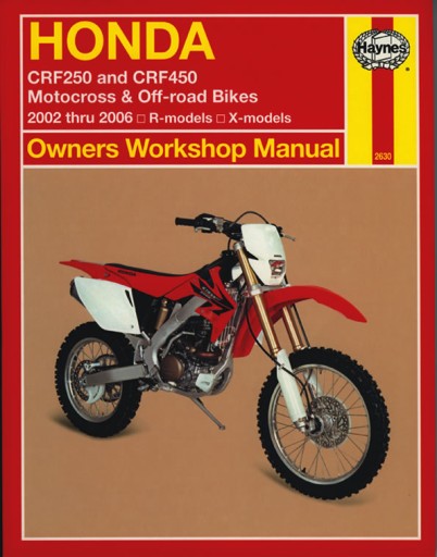 MOTOCROSS HONDA CRF450 (2002-2006) SPOSÓB NAPRAW