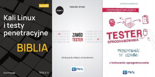 Kali Linux testy+ Zawód tester+Tester oprogramow.