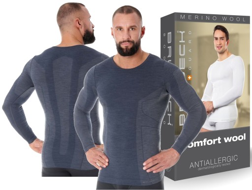 WSPINACZKOWA GÓRSKA KOSZULKA BRUBECK COMFORT -XL