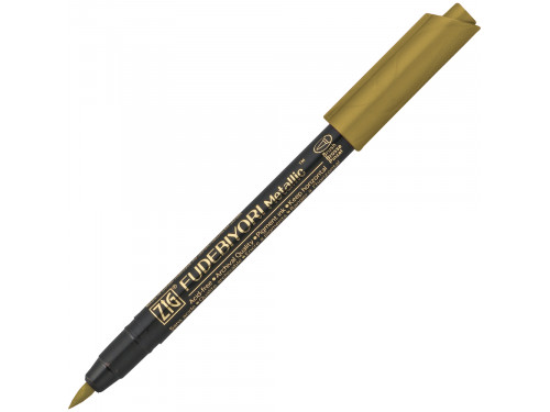 Pisak pędzelkowy ZIG Metallic - Kuretake - złoty