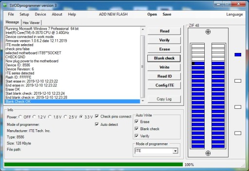 Układ IT8586E - zaprogramowany