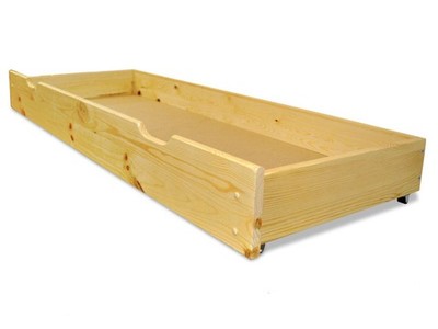 SZUFLADA POJEMNIK SCHOWEK POD ŁÓŻKO SOSNOWE 98 CM