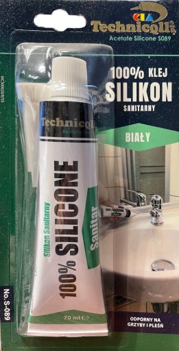 SILIKON SANITARNY BIAŁY S-089 TECHNICQLL 70ml