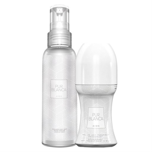 Avon Pur Blanca Zestaw [Mgiełka Dezodorant w kulce
