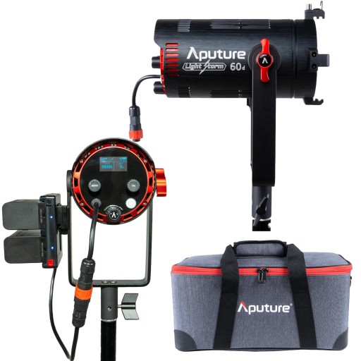 APUTURE LIGHT STORM LS 60D STUDYJNA LAMPA LED ETUI