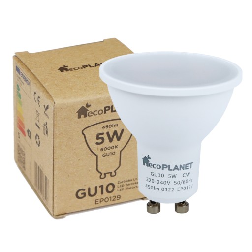 Żarówka LED GU10 5W ZIMNA