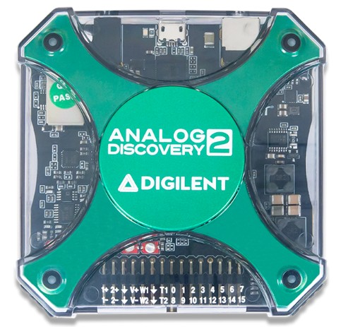 Analog Discovery 2 DIGILENT oscyloskop generator