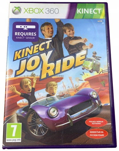 KINECT JOY RIDE komplet płyta BDB PL XBOX 360