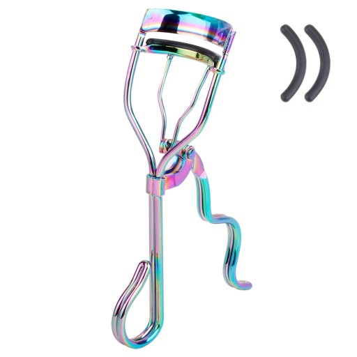 1Pcs Eyelash Curler Lash Curling Tweezers Comb Eye