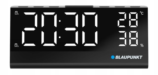 ZEGAR RADIO BUDZIK BLAUPUNKT CR10ALU TERMOMETR
