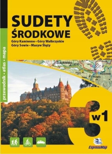 SUDETY ŚRODKOWE PRZEWODNIK ATLAS 3w1 B.MAPY