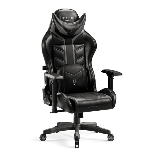 Fotel Gamingowy duży Diablo X-Ray XL czarno-szary / Outlet