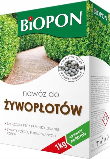 BIOPON DO ŻYWOPŁOTÓW NAWÓZ 1KG
