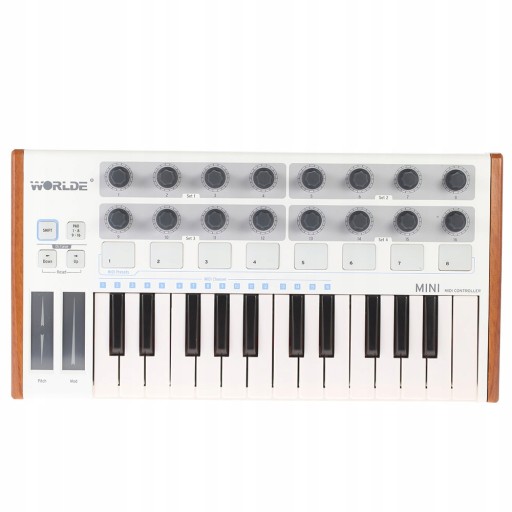 Klawiatura sterująca Worlde Mini Midi Controller