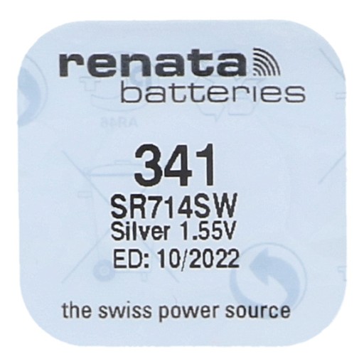 1 x Bateria Srebrowa RENATA SR341 SR714SW