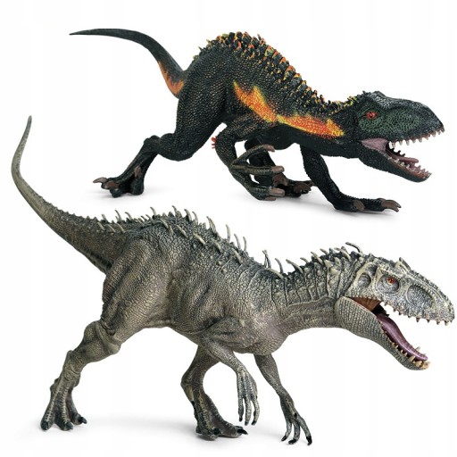 Figurka Indominus Rex i Velociraptor 2 sztuki