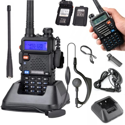 RADIOTELEFON KRÓTKOFALÓWKI BAOFENG UV-5R 5W FM PMR