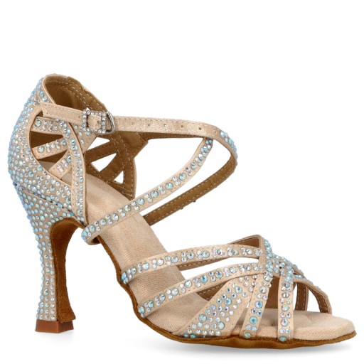Profesjonalne buty do tańca- TYMOTEO D1 BEŻOWE 39