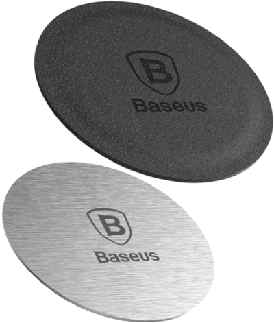 BASEUS 2X METALOWA BLASZKA MAGNESY ADAPTER NA TELEFON UCHWYT MAGNETYCZNY