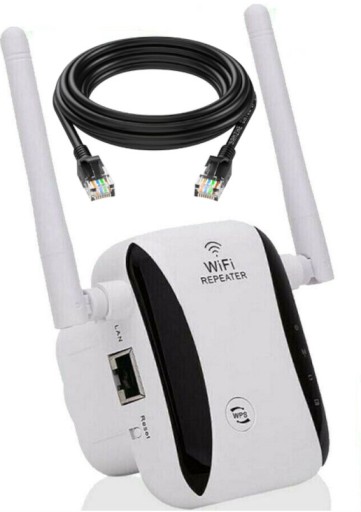 WZMACNIACZ SYGNAŁU Wi-Fi MOCNY Repeater 300Mb/s