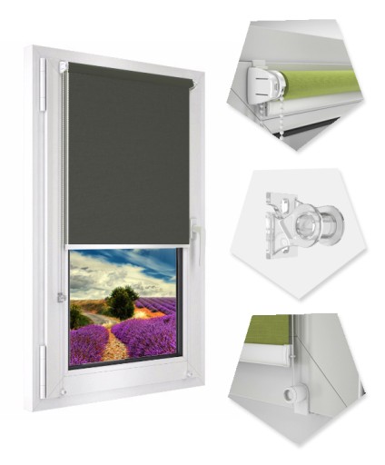 Wyrazista Roleta Mini Wywietrznik 70x220 cm