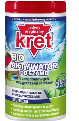KRET BIO AKTYWATOR DO SZAMB I OCZYSZCZALNI 1kg