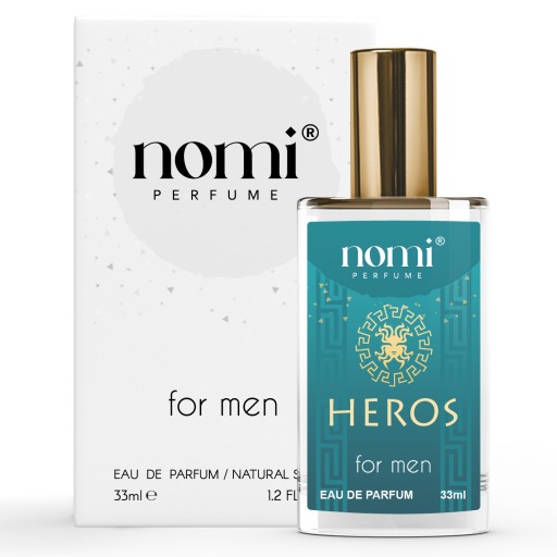 TRWAŁE FRANCUSKIE PERFUMY MĘSKIE NOMI PERFUMETKI PERFUMETKA HEROS 33ML