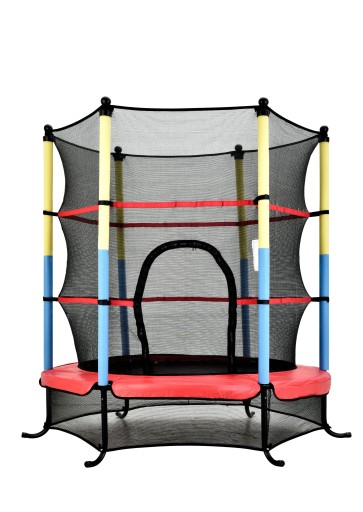 Trampolina dla dzieci z siatką-średnica 140 cm, DO UŻYTKU W DOMU I OGRODZIE