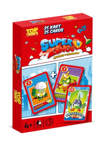 GRA TOP TRUMPS PIOTRUŚ SUPER ZINGS KARCIANA WINNING MOVES