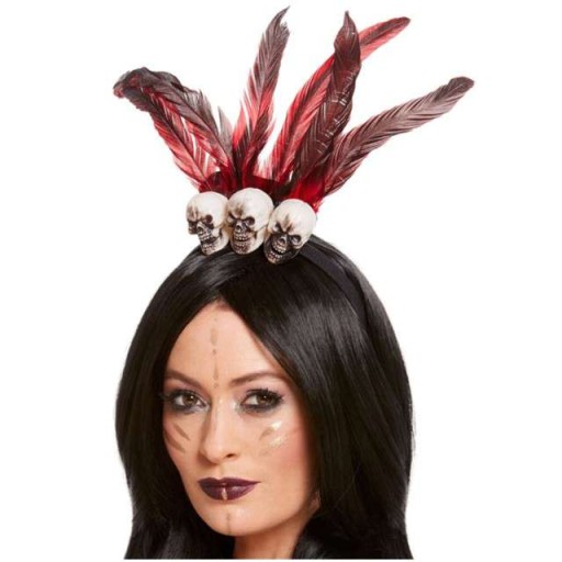 OPASKA korona VOODOO śmierć KOŚCI szaman HALLOWEEN