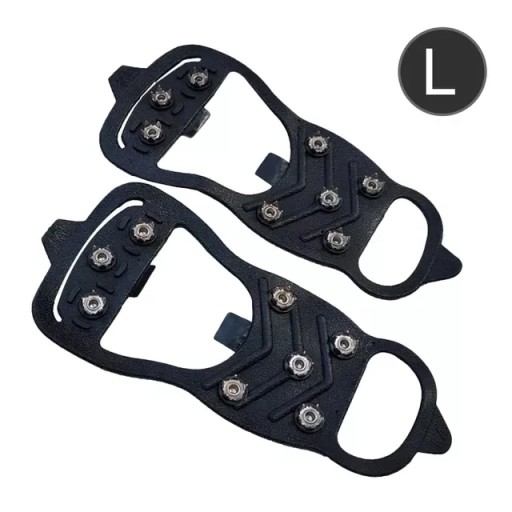 8-Tooth Ice Non Slip Snow Shoe Spikes Grips C