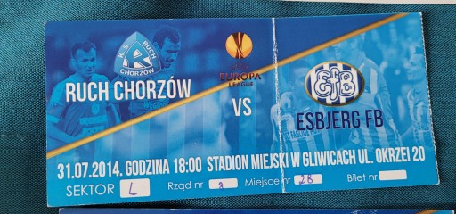 bilet Ruch Chorzów - Esbjerg FB