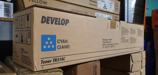 Toner Develop ineo+ 353 TN314C A0D74D1 TN-314C