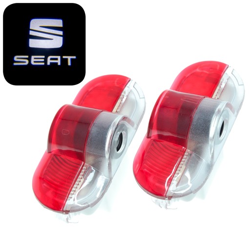 SEAT LED LOGO PROJEKTOR SEAT LEON TOLEDO do Drzwi
