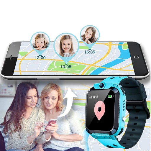 INTELIGENTNY ZEGAREK DZIECIĘCY DLA CHŁOPCA SMARTWATCH Z FUNKCJĄ APARAT LBS
